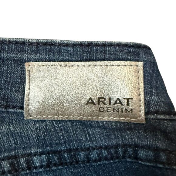 Ariat Jeans Women's 28XL Trouser Mid Rise Stretch Outseam Ella Wide Leg Blue - Picture 8 of 13